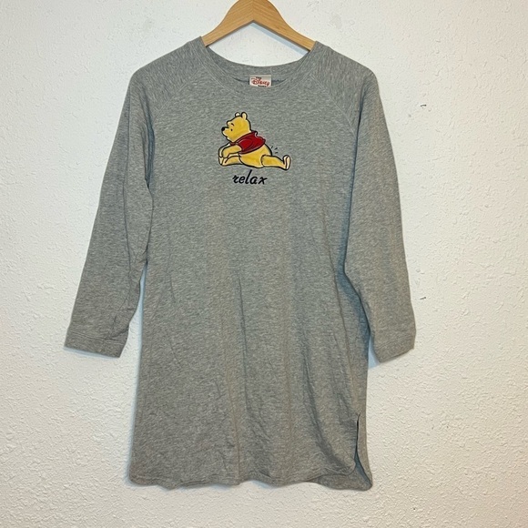 The Disney Store Winnie the Pooh Relax Sleep Shirt Medium - Picture 6 of 6